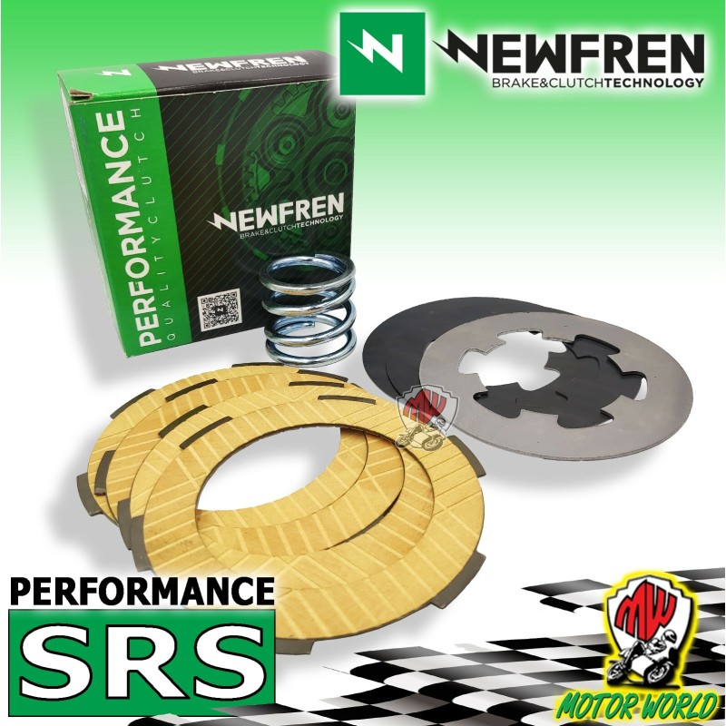 FRIZIONE RACING KIT 4 DISCHI MOLLA VESPA 50 SPECIAL N L APE PK 125 PRIMAVERA ET3