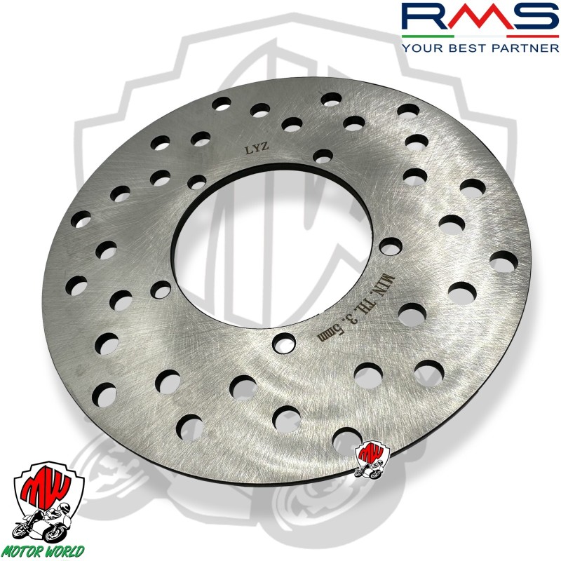 DISCO FRENO RMS ACCIAIO 3,5 mm POSTERIORE GILERA RUNNER SP 50 2011 2012