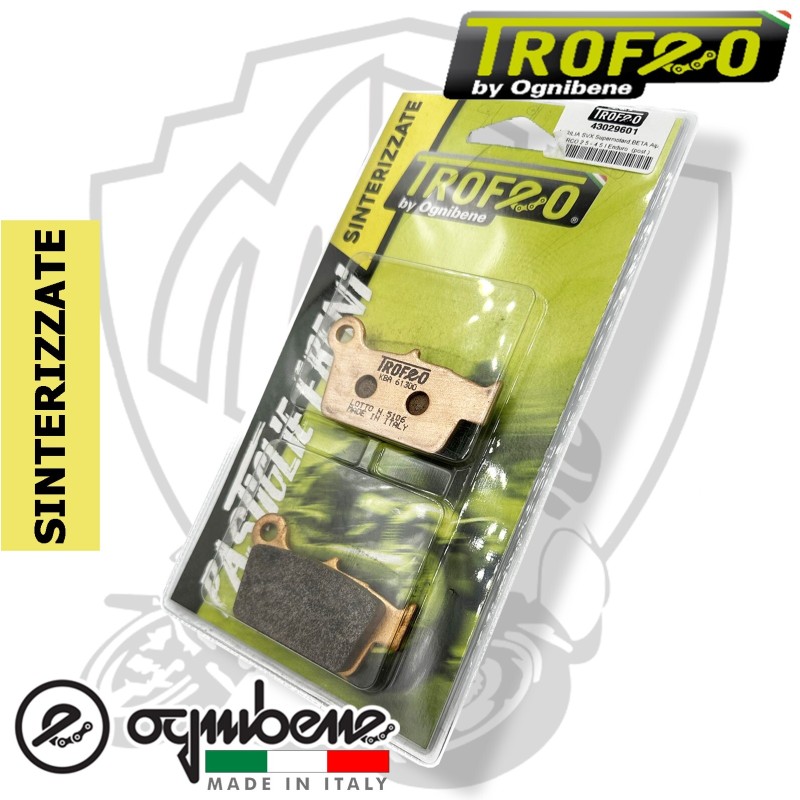 COPPIA PASTIGLIE FRENO POSTERIORI SINTERIZZATE TROFEO SHERCO SE 450 i 2007 2008