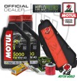 KIT TAGLIANDO CANDELA FILTRO ARIA OLIO MOTUL KYMCO X-CITING 400 I 2013 - 2018