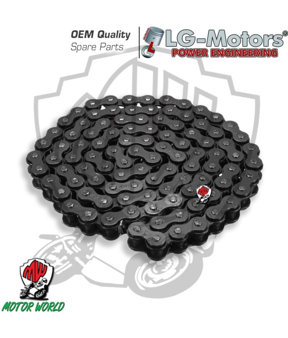 CATENA CHIUSA 420 PER MINIMOTO  MINI CROSS MINI QUAD MINI MOTO