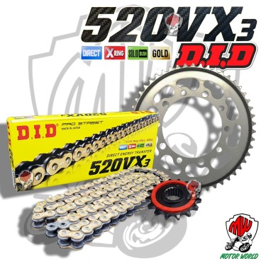 KIT TRASMISSIONE CATENA DID CORONA PIGNONE HONDA X-ADV 750 2020 2021