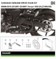 KIT TRASMISSIONE CATENA CORONA PIGNONE ORIGINALE KAWASAKI VERSYS 1000 2016