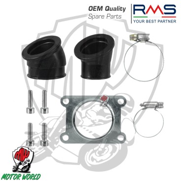 Collettore aspirazione per motore Minarelli Am6 diametro 24 / 32mm