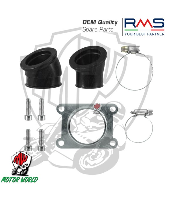 Collettore aspirazione per motore Minarelli Am6 diametro 24 / 32mm