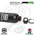 BORRACCIA NERA IN ACCIAIO INOSSIDABILE 500 ml ORIGINALE KAWASAKI TAPPO  A VITE