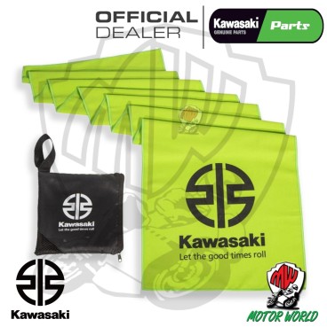ASCIUGAMANO TOVAGLIA MICROFIBRA PER PALESTRA ORIGINALE KAWASAKI IDEA REGALO