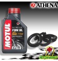 KIT REVISIONE FORCELLA PARAOLI PARAPOLVERE OLIO HONDA SH 125 150 2020