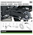 KIT TRASMISSIONE CATENA CORONA PIGNONE ORIGINALE KAWASAKI Ninja 1000SX 2022 2023