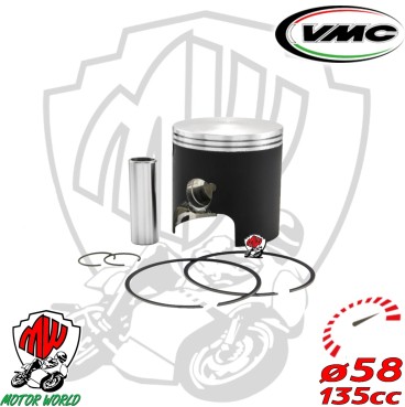 CILINDRO GRUPPO TERMICO ALLUMINIO VMC ET6 135cc Ø58mm CORSA 51 APE VESPA 50 cc