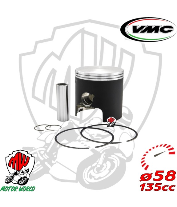 CILINDRO GRUPPO TERMICO ALLUMINIO VMC ET6 135cc Ø58mm CORSA 51 APE VESPA 50 cc