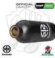 BORRACCIA NERA IN ACCIAIO INOSSIDABILE 500 ml ORIGINALE KAWASAKI TAPPO  A VITE