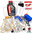 KIT REVISIONE MOTORE PIAGGIO APE 50 CUSCINETTI  PARAOLI GUARNIZIONI OLIO MOTUL