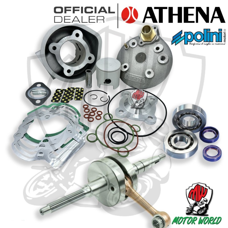 KIT GRUPPO TERMICO 47,6 ALBERO ATHENA CUSCINETTI PIAGGIO ZIP H2O / SP 50