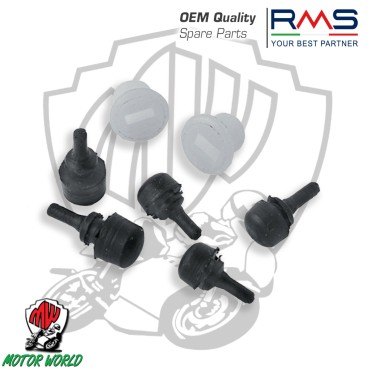 SPORTELLO COFANO MOTORE + KIT GOMMINI BOCCOLE PIAGGIO VESPA 125 PRIMAVERA