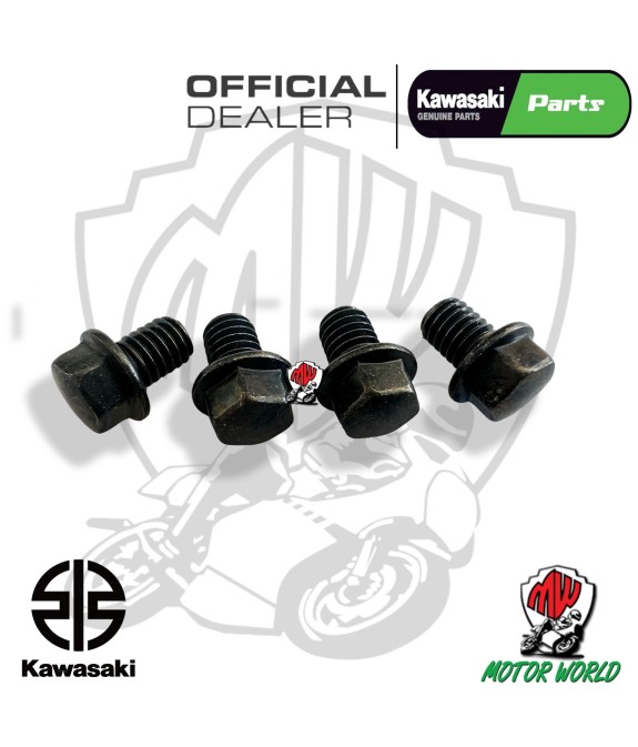 KIT 4 VITE PERNO FLANGIATO M6X8 ORIGINALI KAWASAKI VULCAN S 650 2015 - 2023