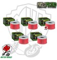 KIT 5 FILTRI OLIO HIFLO HF111 HONDA GL 650 Silver Wing 1983 - 1986