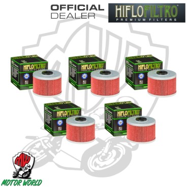 KIT 5 FILTRI OLIO HIFLO HF112 ADLY 500 Flat LOF
