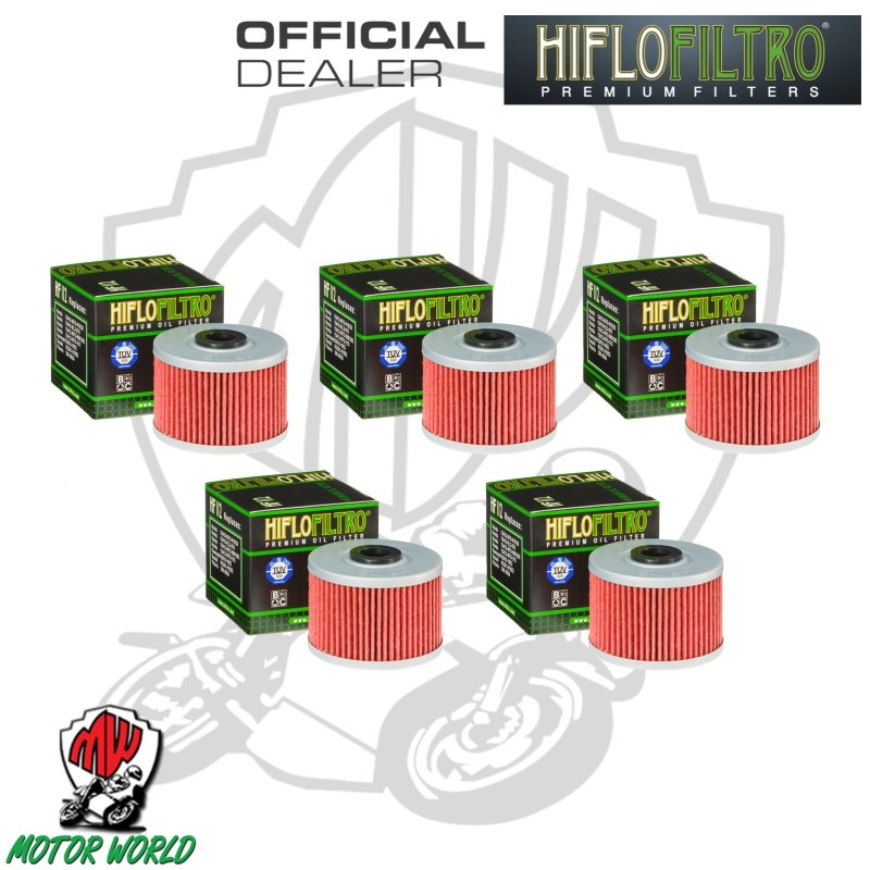 KIT 5 FILTRI OLIO HIFLO HF112 ADLY 500 Flat LOF
