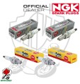 KIT COMPLETO 4 CANDELE NGK PMR8B IRIDIUM + BPR6ES MOTO GUZZI BREVA 1100