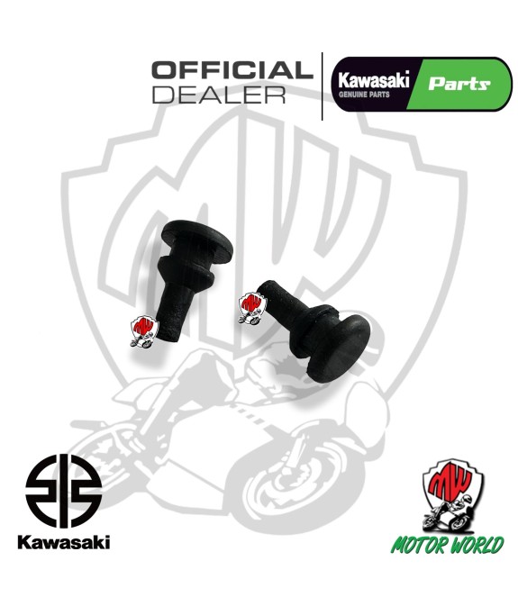 COPPIA TASSELLO GOMMINO FERMO ORIGINALE KAWASAKI VN 1700 VULCAN 2013 - 2016