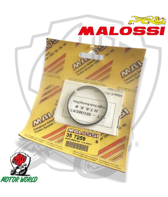 Segmenti MALOSSI 357259 47 x 1,5 mm. Fasce Cromate Piaggio Aprilia Yamaha MBK