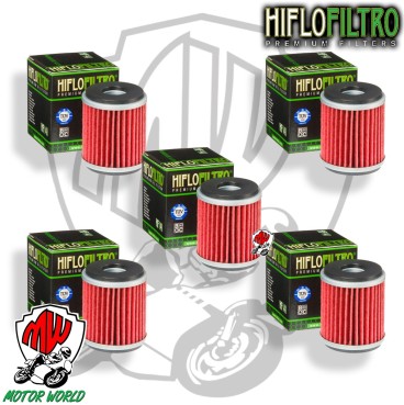 KIT 5 FILTRI OLIO ORIGINALE HIFLO HF141 Yamaha  300 Tricity 2020 - 2022