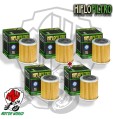 KIT 5 FILTRI OLIO ORIGINALE HIFLO HF142 Yamaha  YFM 400 Big Bear Hunter IRS