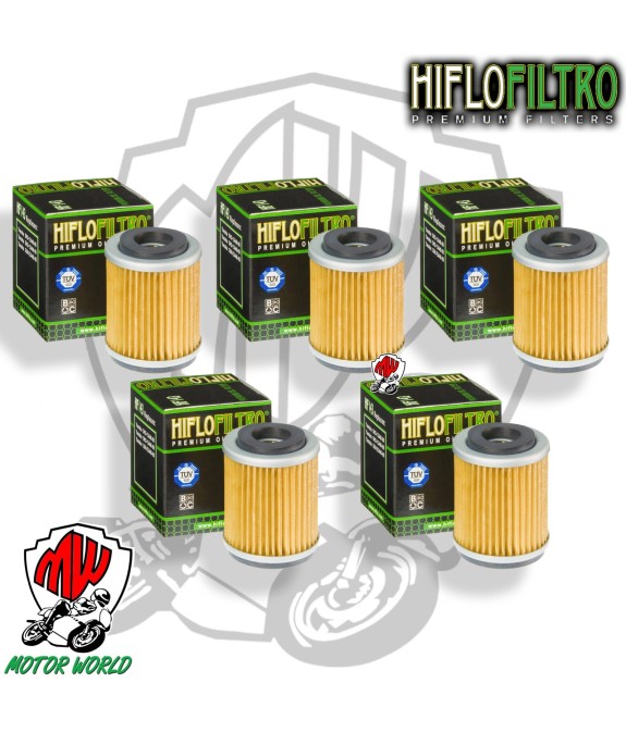KIT 5 FILTRI OLIO HIFLO HF143 Yamaha TT600 R  1999 - 2003