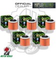 KIT 5 FILTRI OLIO ORIGINALE HIFLO HF151 APRILIA 6.5 Stark