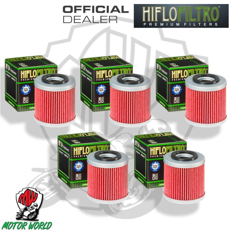 KIT 5 FILTRI OLIO HIFLO HF154 Husqvarna SM 610 S IE 2006 - 2008