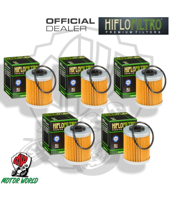 KIT 5 FILTRI OLIO HIFLO HF157