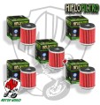 KIT 5 FILTRI OLIO ORIGINALE HIFLO HF141 HM 125 CRM F-X Derapage / RR 4T
