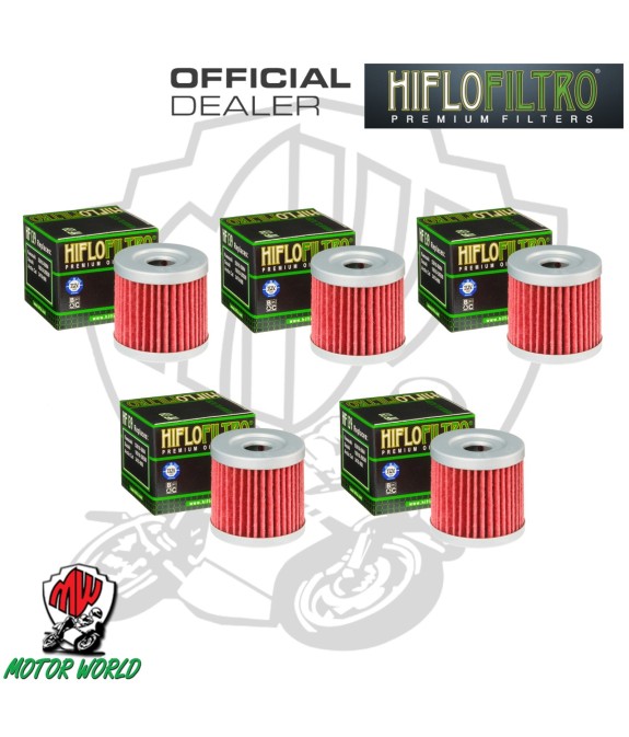 KIT 5 FILTRI OLIO HIFLO HF139 Suzuki DR-Z 400 SM 2021