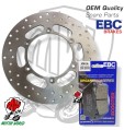 KIT DISCO FRENO + PASTIGLIE FRENO EBC ANTERIORE YAMAHA X-CITY 250 2013