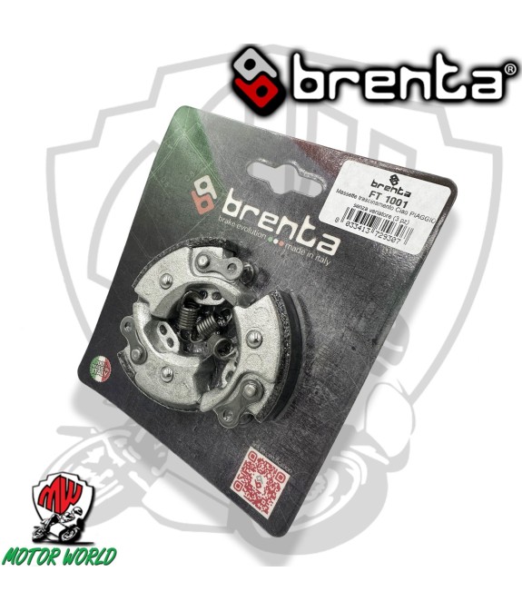 SERIE MASSETTE FRIZIONE BRENTA PIAGGIO CIAO - SI - BRAVO - BOXER SENZA VARIATORE