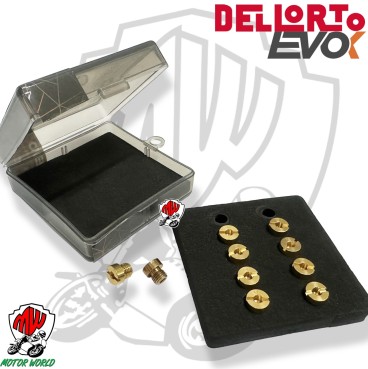 KIT 10 GETTO GETTI CARBURATORE DELL'ORTO 6MM PHBG - SHA DA 75 AL 98