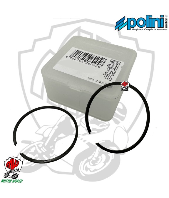 SEGMENTI FASCE ELASTICHE PISTONE ASSO POLINI 130 GHISA DM.57 X 1,5 VESPA