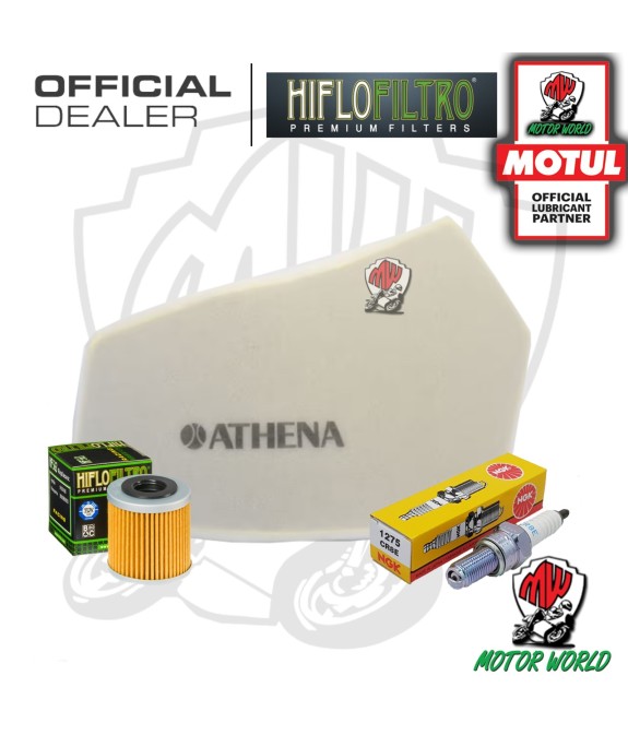 KIT TAGLIANDO CANDELA FILTRO OLIO E ARIA HUSQVARNA TE - SMS 630 2010 - 2012