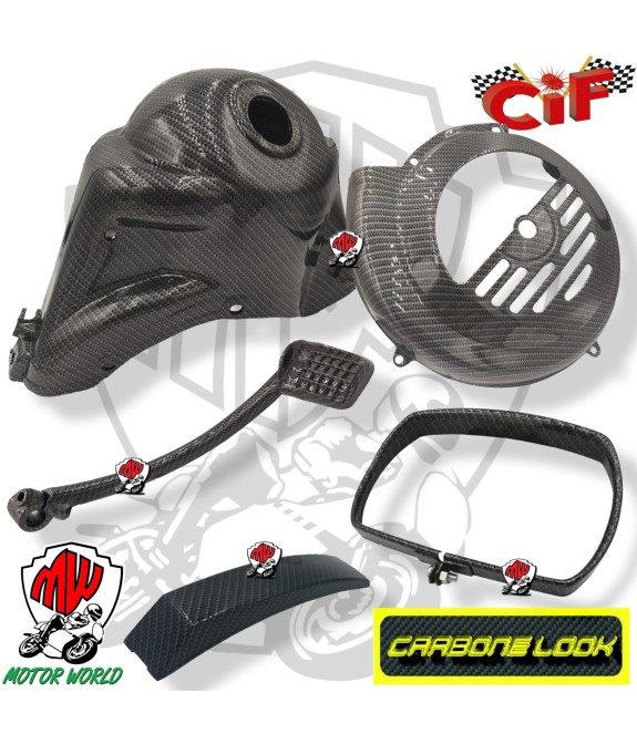 KIT CARBON LOOK ESTETICA MODIFICA VESPA 125 SPECIAL ET3