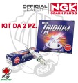 KIT 2 CANDELE NGK IRIDIUM SPARK DCPR8EIX DUCATI Hypermotard1100 EVO 1100 2010