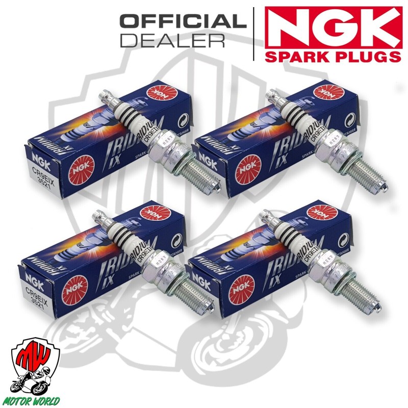 4 CANDELE NGK IRIDIUM CR9EIX per SUZUKI GSX-R 750 2006   2007