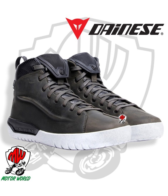 Scarpe moto impermeabili Dainese METRACTIVE D-WP SHOES SMOKE GREEN WHITE TG. 43
