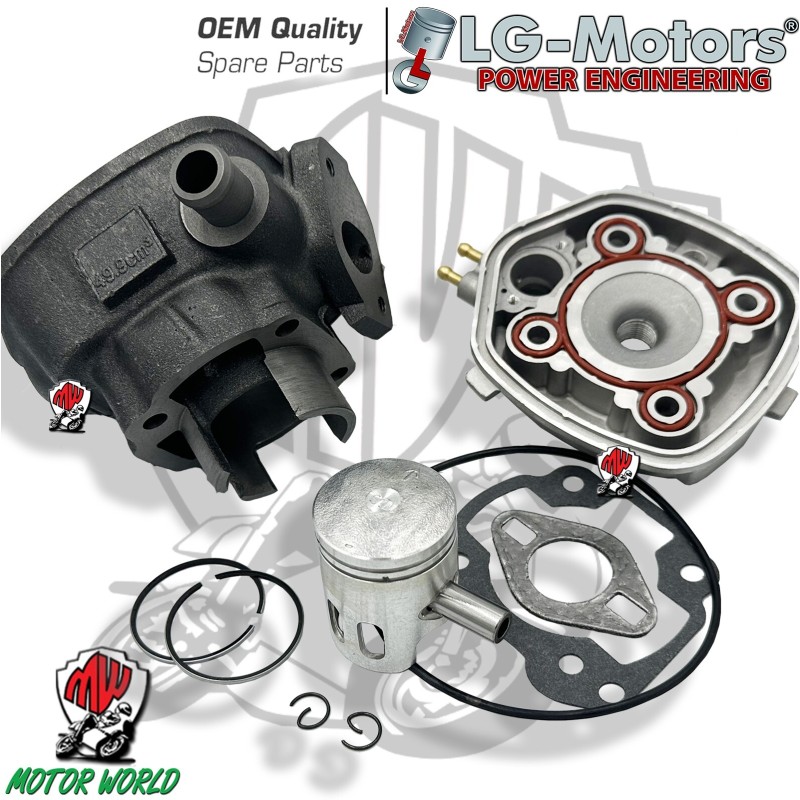 GRUPPO TERMICO CILINDRO COMPLETO 50 cc Ø 38 Aprilia MBK YQ NITRO 50 2003