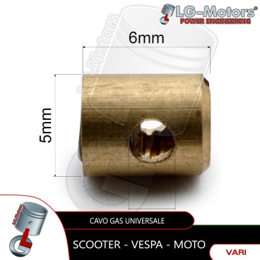 KIT CAVO + GUAINA ACCELLERATORE PER GAS RAPIDO VESPA 50 125 SPECIAL PK