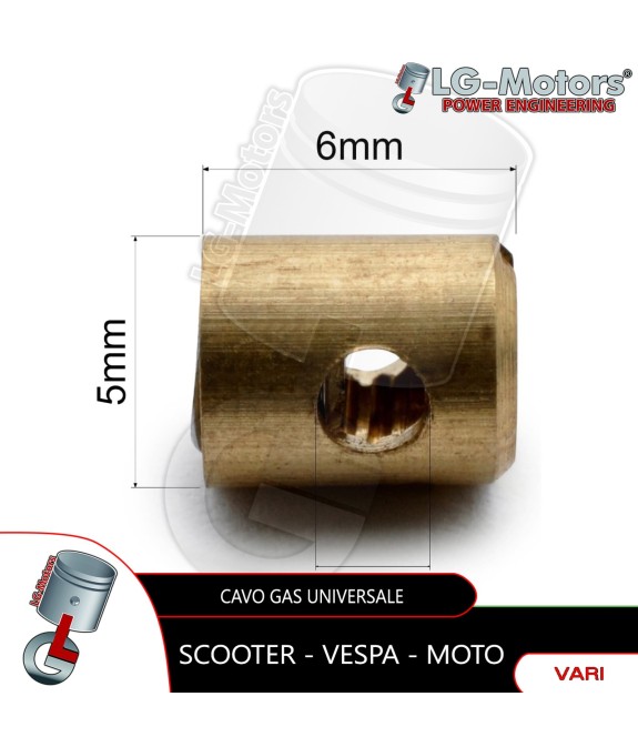 KIT CAVO + GUAINA ACCELLERATORE PER GAS RAPIDO VESPA 50 125 SPECIAL PK