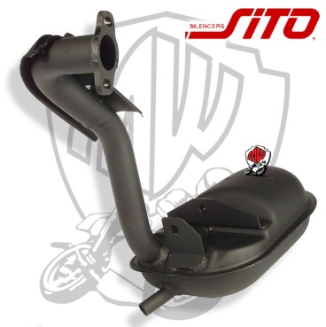 SITO 0230 MARMITTA VESPA PK 50 S XL RUSH HP N SCARICO TERMINALE OMOLOGATO E-PASS