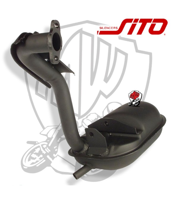 SITO 0230 MARMITTA VESPA PK 50 S XL RUSH HP N SCARICO TERMINALE OMOLOGATO E-PASS