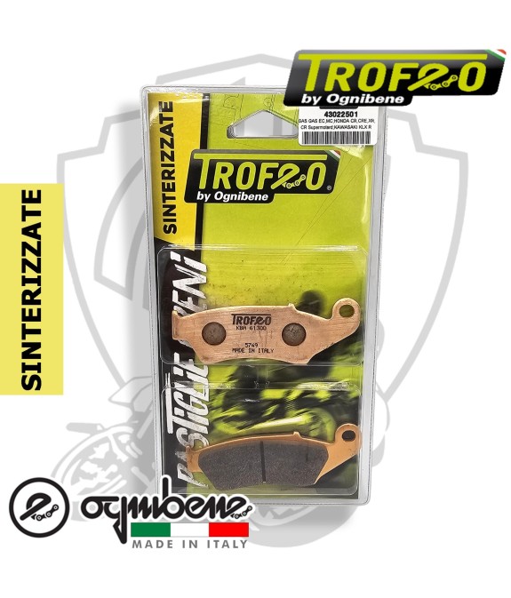 COPPIA PASTIGLIE FRENO ANTERIORE SINTERIZZATE SUZUKI RMZ 450 2020 2021 2022