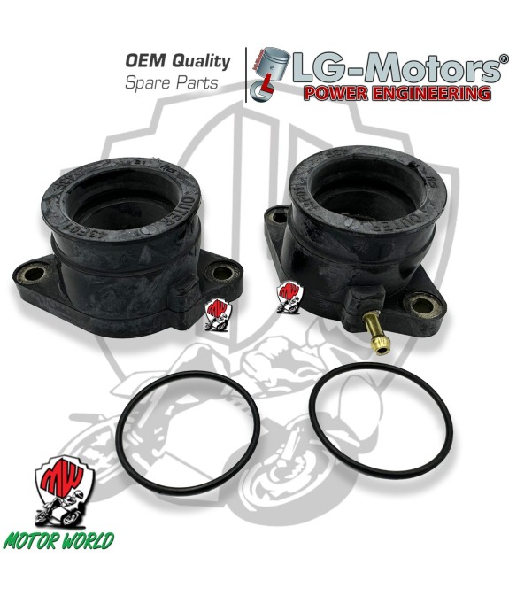 Coppia Collettori Aspirazione Carburatore YAMAHA XT600 Z TENERE' XT 600 Z TT 600